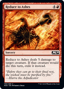 【ENG】【Foil】《灰と化す/Reduce to Ashes》[M20]