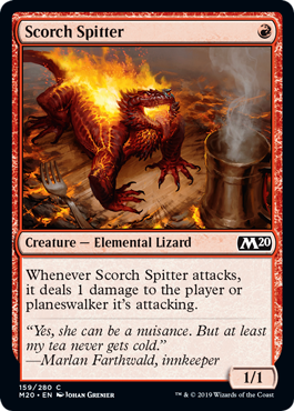【ENG】【Foil】《焦がし吐き/Scorch Spitter》[M20]
