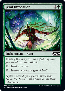 【ENG】【Foil】《残忍な発動/Feral Invocation》[M20]