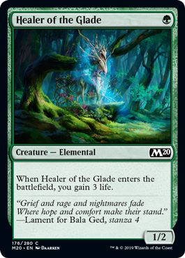 【ENG】【Foil】《林間の癒し手/Healer of the Glade》[M20]