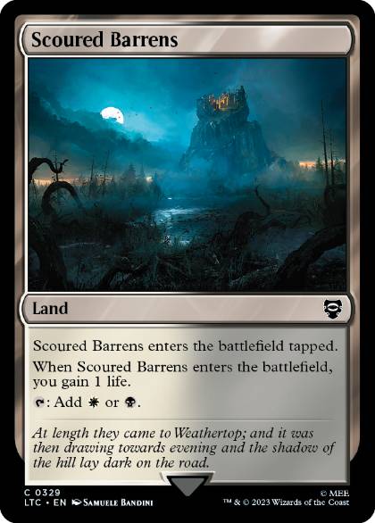 【ENG】《磨かれたやせ地/Scoured Barrens》[LTC]
