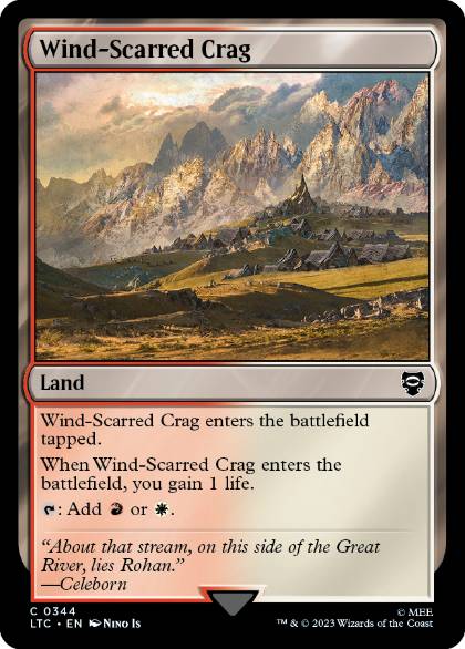 【ENG】《風に削られた岩山/Wind-Scarred Crag》[LTC]