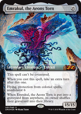 【ENG】【Foil】■拡張アート■《引き裂かれし永劫、エムラクール/Emrakul, the Aeons Torn》[UMA]