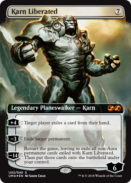 【ENG】【Foil】■拡張アート■《解放された者、カーン/Karn Liberated》[UMA]