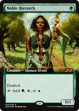 【ENG】【Foil】■拡張アート■《貴族の教主/Noble Hierarch》[UMA]