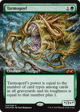 【ENG】【Foil】■拡張アート■《タルモゴイフ/Tarmogoyf》[UMA]