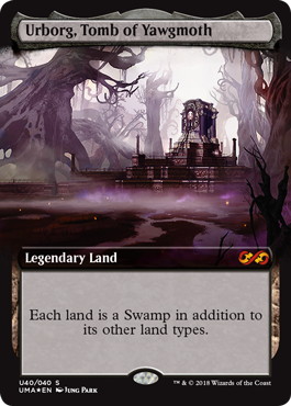 【ENG】【Foil】■拡張アート■《ヨーグモスの墳墓、アーボーグ/Urborg, Tomb of Yawgmoth》[UMA]