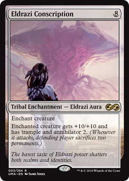 【ENG】【Foil】《エルドラージの徴兵/Eldrazi Conscription》[UMA]