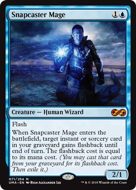 【ENG】《瞬唱の魔道士/Snapcaster Mage》[UMA]