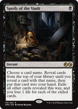 【ENG】【Foil】《大霊堂の戦利品/Spoils of the Vault》[UMA]