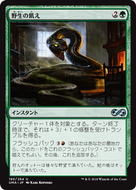 【JPN】【Foil】《野生の飢え/Wild Hunger》[UMA]