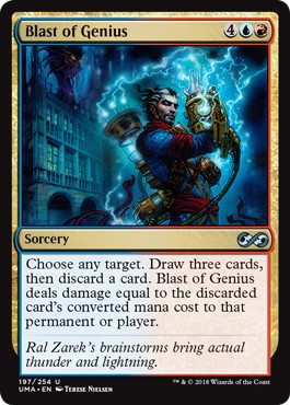 【ENG】【Foil】《天才の煽り/Blast of Genius》[UMA]