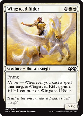 【ENG】【Foil】《天馬の乗り手/Wingsteed Rider》[UMA]