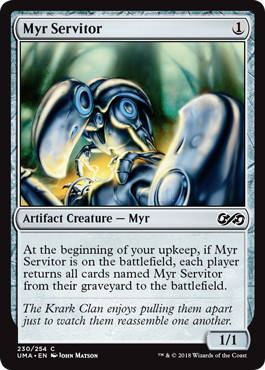 【ENG】【Foil】《マイアの苦役者/Myr Servitor》[UMA]