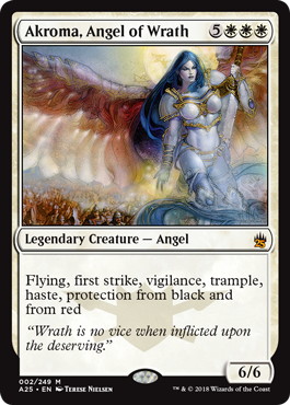 【ENG】【Foil】《怒りの天使アクローマ/Akroma, Angel of Wrath》[A25]