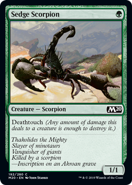 【ENG】【Foil】《菅草の蠍/Sedge Scorpion》[M20]