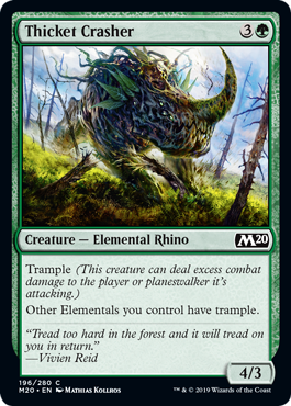 【ENG】【Foil】《茂み壊し/Thicket Crasher》[M20]