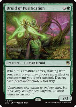 【ENG】《浄化のドルイド/Druid of Purification》[DRC]