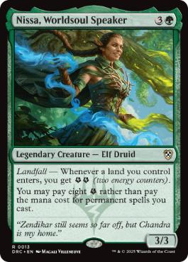 【ENG】《世界魂の代弁者、ニッサ/Nissa, Worldsoul Speaker》[DRC]