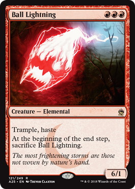 【ENG】【Foil】《ボール・ライトニング/Ball Lightning》[A25]