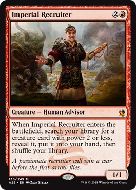 【ENG】【Foil】《帝国の徴募兵/Imperial Recruiter》[A25]