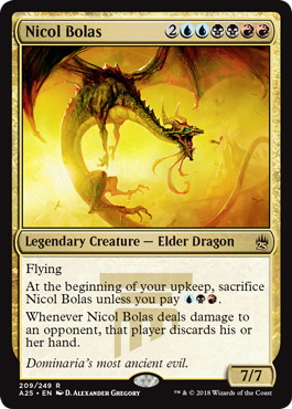 【ENG】【Foil】《ニコル・ボーラス/Nicol Bolas》[A25]