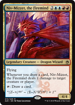 【ENG】【Foil】《火想者ニヴ＝ミゼット/Niv-Mizzet, the Firemind》[A25]