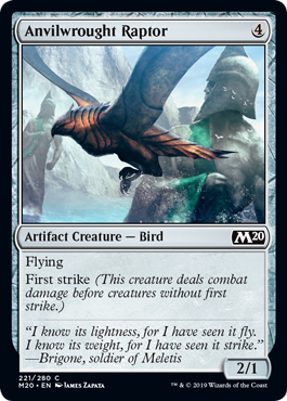 【ENG】【Foil】《金床鋳込みの猛禽/Anvilwrought Raptor》[M20]