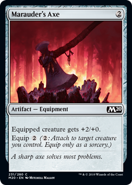 【ENG】【Foil】《匪賊の斧/Marauder's Axe》[M20]