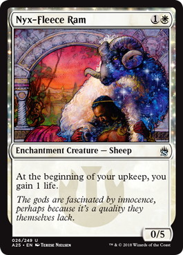 【ENG】【Foil】《ニクス毛の雄羊/Nyx-Fleece Ram》[A25]