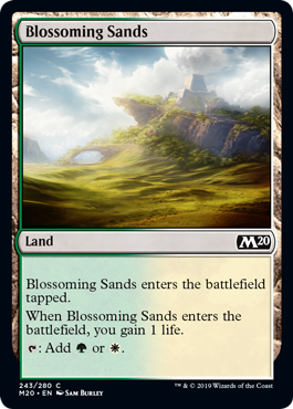 【ENG】【Foil】《花咲く砂地/Blossoming Sands》[M20]