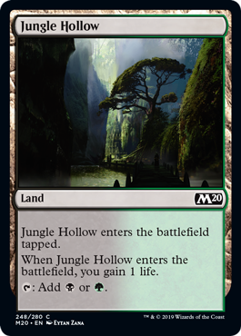 【ENG】【Foil】《ジャングルのうろ穴/Jungle Hollow》[M20]