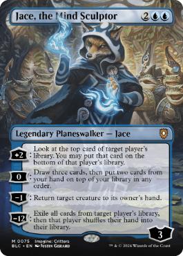 【ENG】【Foil】■ボーダーレス■《精神を刻む者、ジェイス/Jace, the Mind Sculptor》[BLC]