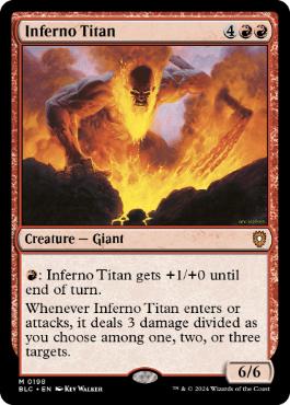 【ENG】《業火のタイタン/Inferno Titan》[BLC]