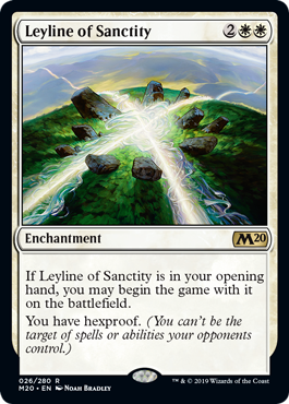 【ENG】《神聖の力線/Leyline of Sanctity》[M20]