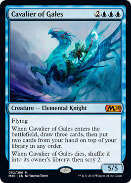 【ENG】《風の騎兵/Cavalier of Gales》[M20]