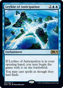 【ENG】【Foil】《予期の力線/Leyline of Anticipation》[M20]