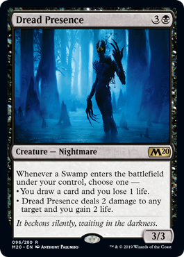 【ENG】【Foil】《戦慄の存在/Dread Presence》[M20]