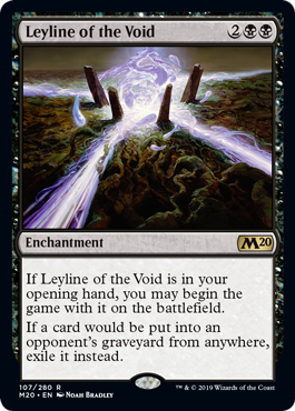 【ENG】【Foil】《虚空の力線/Leyline of the Void》[M20]