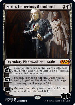 【ENG】《傲慢な血王、ソリン/Sorin, Imperious Bloodlord》[M20]