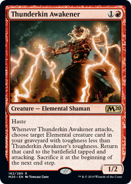 【ENG】《雷族の呼び覚まし/Thunderkin Awakener》[M20]