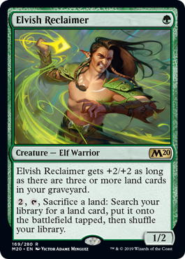 【ENG】【Foil】《エルフの開墾者/Elvish Reclaimer》[M20]