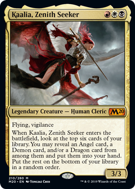 【ENG】《天頂の探求者、カーリア/Kaalia, Zenith Seeker》[M20]