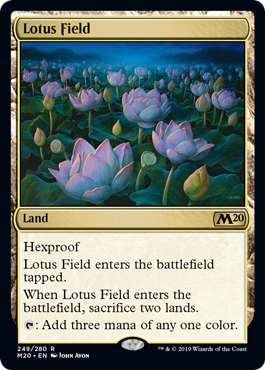 【ENG】《睡蓮の原野/Lotus Field》[M20]