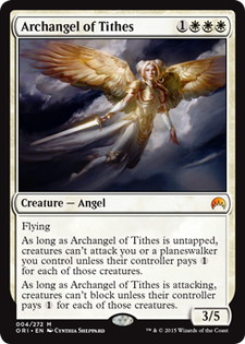 【ENG】《徴税の大天使/Archangel of Tithes》[ORI]
