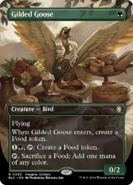 【ENG】【Foil】■ボーダーレス■《金のガチョウ/Gilded Goose》[BLC]
