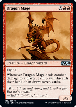 【ENG】《ドラゴン魔道士/Dragon Mage》[M20]