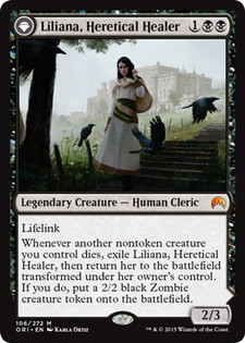 【ENG】《異端の癒し手、リリアナ/Liliana, Heretical Healer》[ORI]