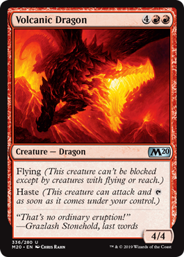 【ENG】《火山のドラゴン/Volcanic Dragon》[M20]