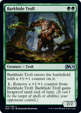 【ENG】【Foil】《樹皮革のトロール/Barkhide Troll》[M20]